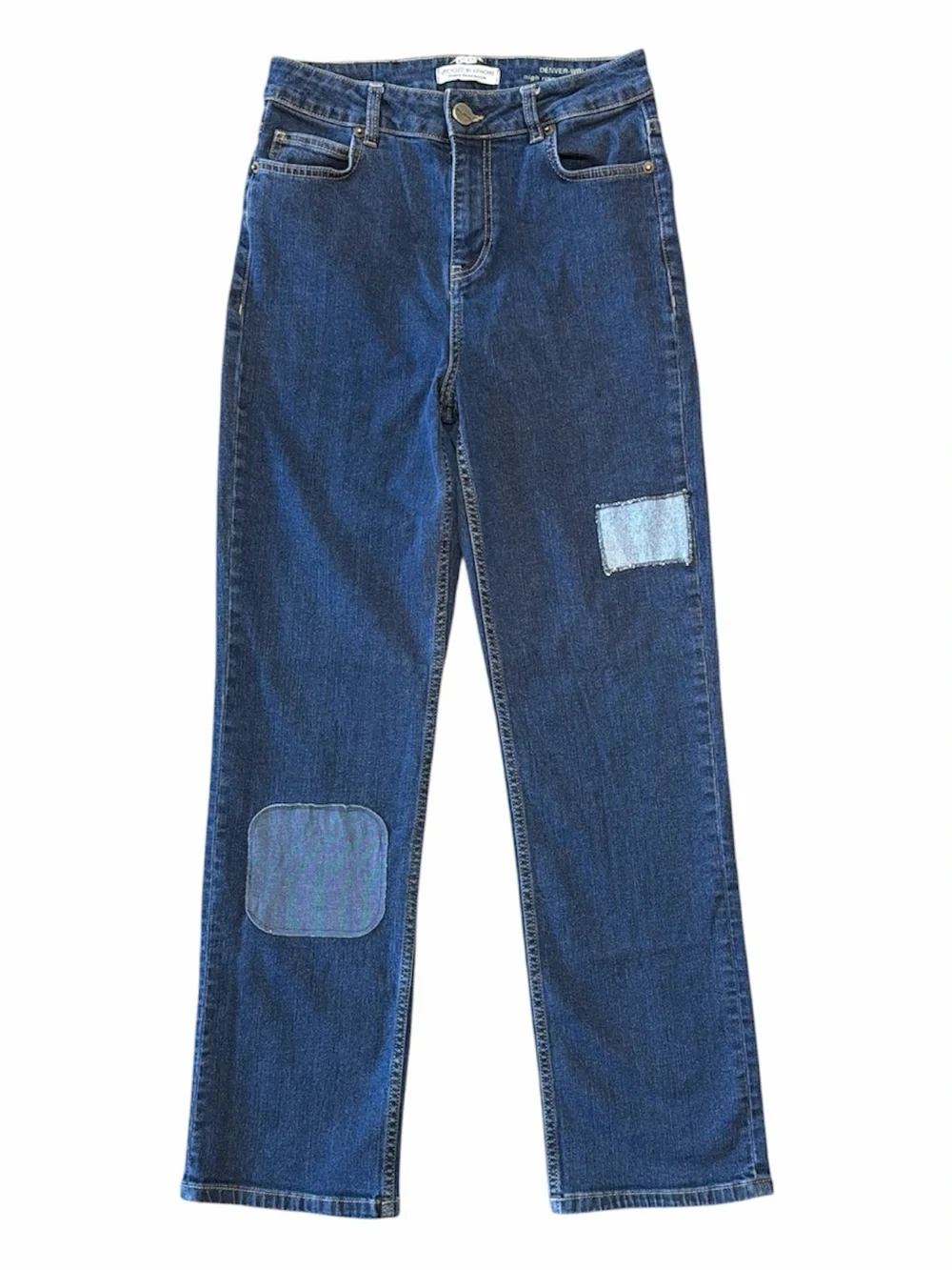 lola Dark Blue Straight Leg Jeans